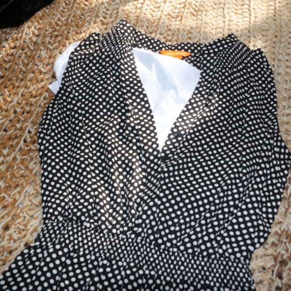 Joe Fresh Polka Dotted  Blouson Dress - Picture 8 of 8